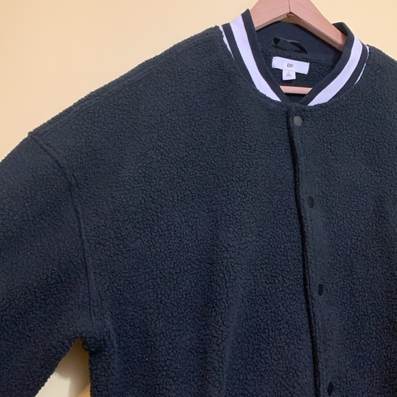 BP. | High Pile Fleece Unisex Varsity Casual Bomber Baseball Letterman Jacket M - Picture 6 of 17